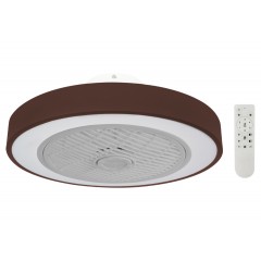 Gruppe CMBF-FS6008 Ανεμιστήρας Οροφής 50cm 32W με Φως & Τηλεχειριστήριο Cappuccino